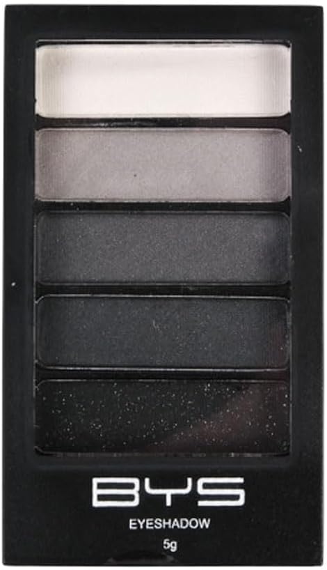 BYS Womens 5 Piece Palette Pigments Black Steel Eye Pigments