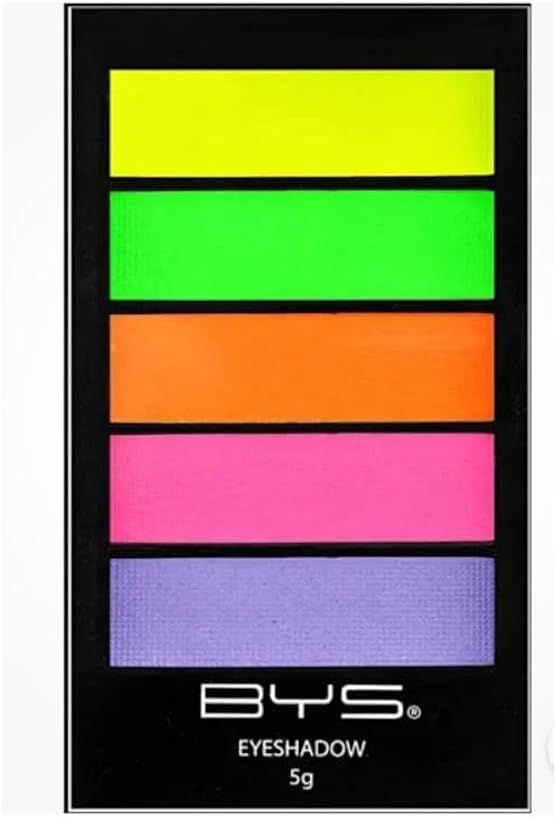 BYS Womens 5 Piece Palette Pigments Neons Eye Pigments